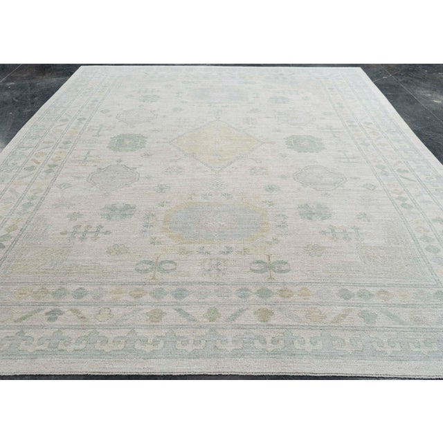 Turkish Oushak Rug 9'2" x 12'3" #20310 Explore a curated collection of hallway runners, wool rugs, and handmade...