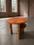 Wood Art Deco Round Wood Side Table with Shelf For Sale - Image 7 of 11