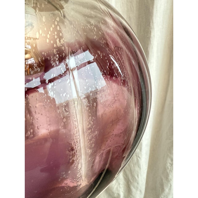 Space Age Murano Glass and Chrome Pendant from AV Mazzega, Italy, 1970s For Sale - Image 12 of 18