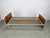1930s Bauhaus Tubular Steel Bed with Walnut Panels, Czechoslovakia, 1930s For Sale - Image 5 of 17