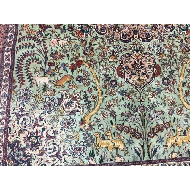 1970s Vintage Persian Tabriz, 8' X 11' For Sale - Image 5 of 9