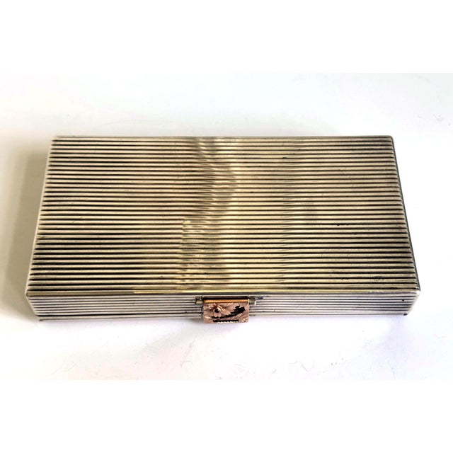 Oversized Vintage French Silver Compact Case by Boucheron For Sale - Image 14 of 17