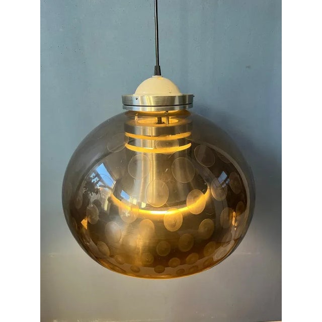 Space Age Mushroom Pendant Lamp by Herda, 1970s For Sale - Image 4 of 11