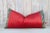 Early 21st Century Vintage Red Large Festive Indian Silk Queen Lumbar Pillow Cover For Sale - Image 5 of 9
