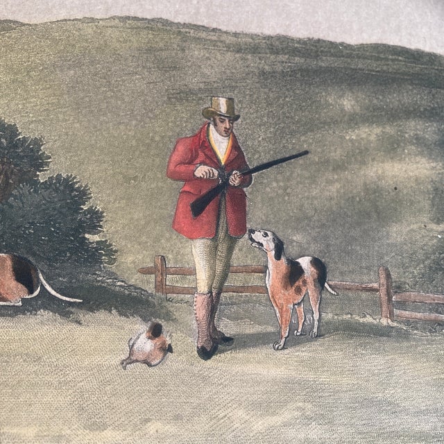 1823 English Sporting Aquatint Engraving "Shooting Plate" by Dean Wolstenholme - Pristine For Sale - Image 6 of 12