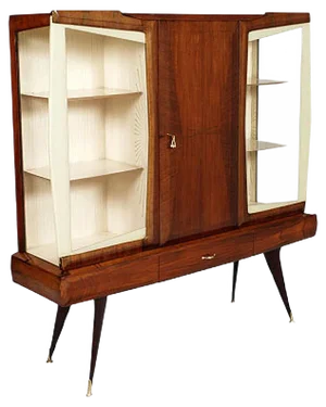 Mid-Century Italian Cabinet Bar by Vittorio Dassi for Cantu, 1950s