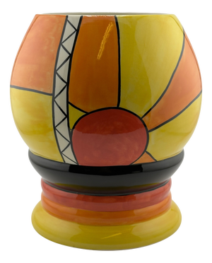 Sunburst Vase by Lorna Bailey for Ellgreave Pottery, England, 1990s