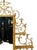 Mid-Century Italianate Gilt Iron Etegere Wall Mirror W/ Shelves For Sale In Los Angeles - Image 6 of 8