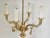 Vintage Laudarte SRL Italy Made Gilt Brass Candelabra Marble Table Lamp For Sale - Image 16 of 16