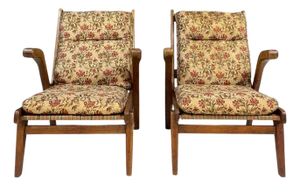 Set of Vintage Lounge Chairs by Krásná Jizba, Czechoslovakia, 1940s