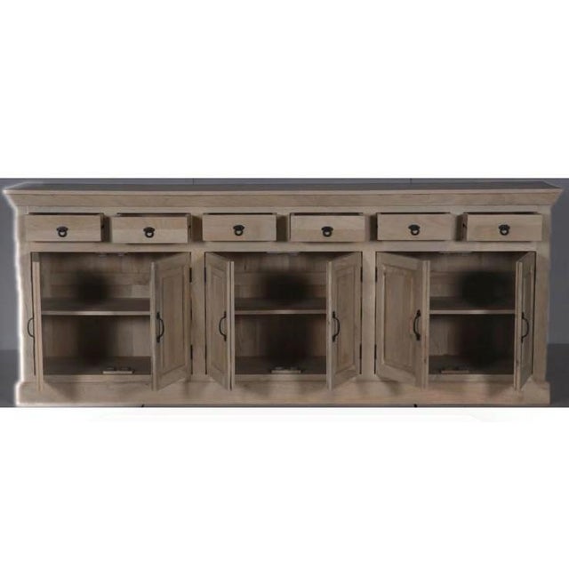 Farmhouse Modern Country Farmhouse Rustic Driftwood Credenza For Sale - Image 3 of 3