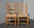 Pair of Vintage French Country Rush Tan Side Chairs W Cushions For Sale - Image 13 of 13
