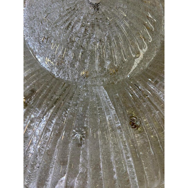 Snow Fairy Murano Glass Ceiling Light, 1980s For Sale - Image 15 of 18