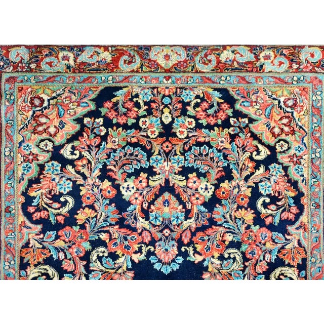 Textile Early 20th Century Persian Sarouk Rug For Sale - Image 7 of 12