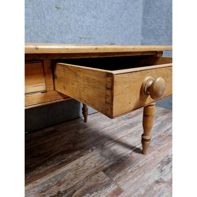 Antique Napoleon III Desk in Light Wood, 1850 For Sale - Image 5 of 8