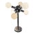 1960s Mid-Century Modern Chrome Atomic Sputnik Table Lamp Attributed to Robert Sonneman For Sale