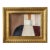 Original Framed Abstract Painting in Antique Gold Frame For Sale