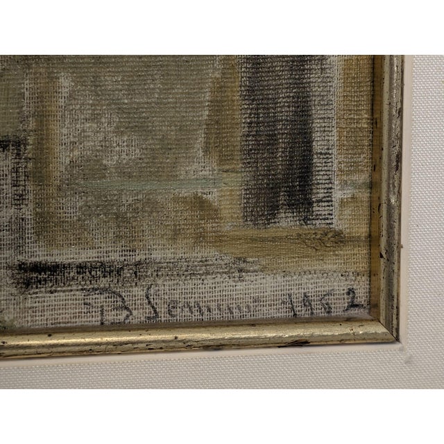 B. Semmer, Urban Development, 1962, Oil Painting on Board, Framed For Sale - Image 7 of 8