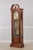 Traditional Howard Miller Cherry Grandfather Hall Clock For Sale - Image 3 of 17