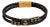 Gold Anchor Design Black Leather Men's Style Bracelet For Sale