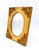 Late 20th Century Vintage Gold Giltwood Oval Tabletop Mirror Frame — Italian Florentine Style / Hollywood Regency For Sale - Image 5 of 12