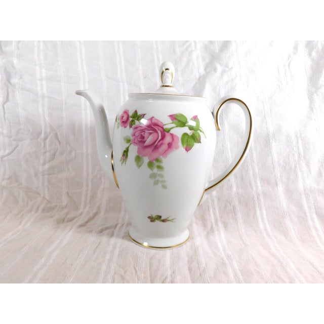 1960s Rosenthal Floral Coffee Pot, Sugar Bowl and Creamer in Aida For Sale - Image 4 of 11