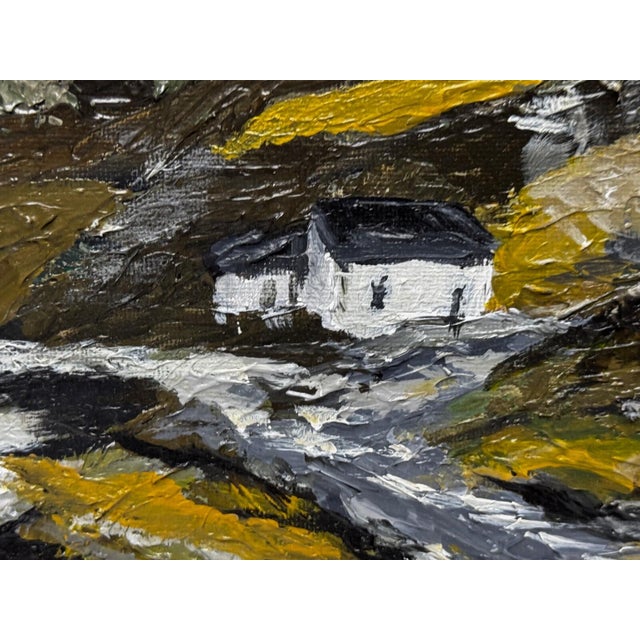 2020s Dated 2022 Carneddau Snowdonia British Landscape Painting in the Manner of Kyffin Williams For Sale - Image 5 of 18