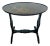 Chinoiserie Black Lacquer Oval Side Table Early 20Th. Century. For Sale