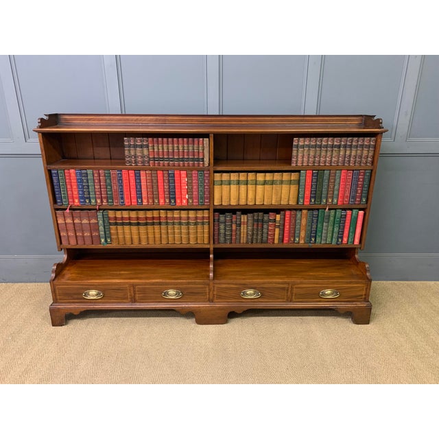 Mahogany Open Bookcase by Lamb of Manchester, 1900 For Sale - Image 13 of 14