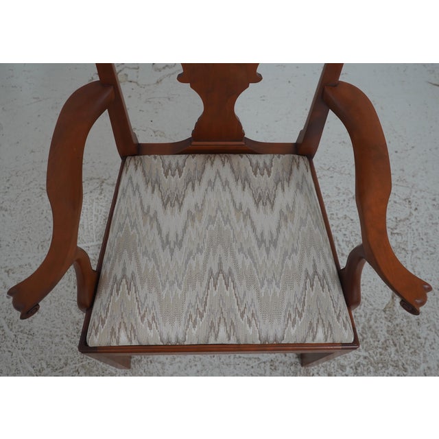 Brown Set of Eight Eldred Wheeler Cherry Dining Room Chairs For Sale - Image 8 of 18