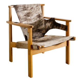 Swedish Mid-Century Wooden Trienna Armchair by Carl-Axel Acking, 1950s For Sale
