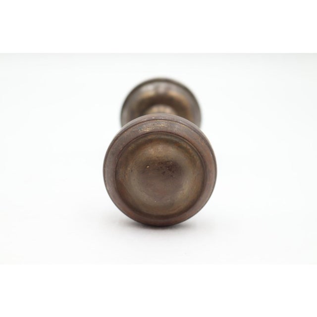Vintage concentric passage door knobs made of steel with a bronze finish. Priced as a pair of knobs with a spindle. Good...