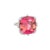 Contemporary 13.80 Carat Pink Tourmaline Diamond 14k White Gold Ring, Size 8 For Sale - Image 3 of 6