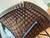 Olive Mid Century Modern Original Vintage Knoll Diamond Chair by Harry Bertoia With Olive Leather Cover For Sale - Image 8 of 12