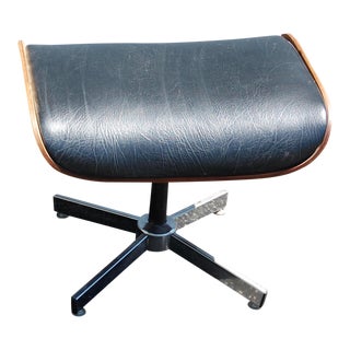 Handcrafted Eames Style Ottoman For Sale