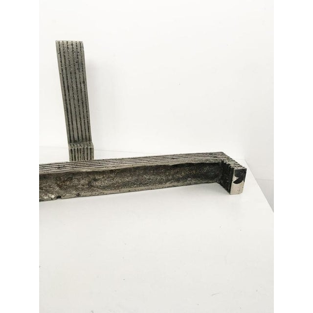 Urano Palma, Politician's Table and Chair, 1980, Bronzes, Set of 2 For Sale - Image 15 of 16