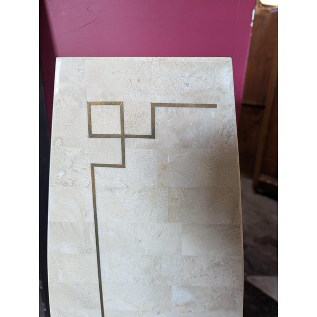 1980s Vintage Tessellated Stone Pedestal For Sale - Image 5 of 7