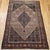 Antique Persian Senneh Area Rug, Hand-Knotted Wool, Herati Medallion Pattern, Ivory & Navy, 4x6 For Sale - Image 9 of 17