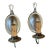 1920s Silver Plate Single Sconces in Original Patina - a Pair For Sale