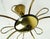Mid-Century Sputnik Spider Ceiling Lamp in Brass, Metal and Plastic, 1950s For Sale - Image 11 of 14