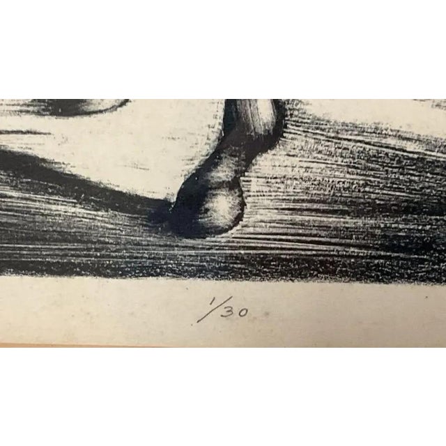 1930s 1930s Charles Earle Miller Original Signed Wpa Surrealist Post-War Etching For Sale - Image 5 of 5