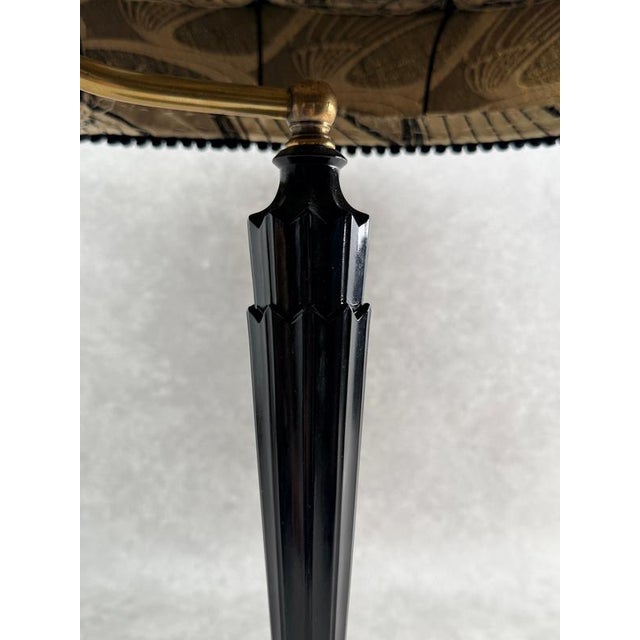 Metal Vienna Secession Table Lamp attributed to Dagobert Peche, 1890s For Sale - Image 7 of 17