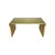 Sarreid Ltd. Vintage Sarreid Brass Clad Waterfall Coffee Table or Bench For Sale - Image 4 of 15