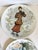 French 1970s D’Arceau Limoges Les Femmes Du Siècle Fashion Plates by François Ganeau – Set of 4 For Sale - Image 3 of 12
