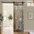 1920s Antique Hand-Carved Wood Door Panel | Rustic Farmhouse Sliding Barn Door 96x30 For Sale - Image 5 of 5