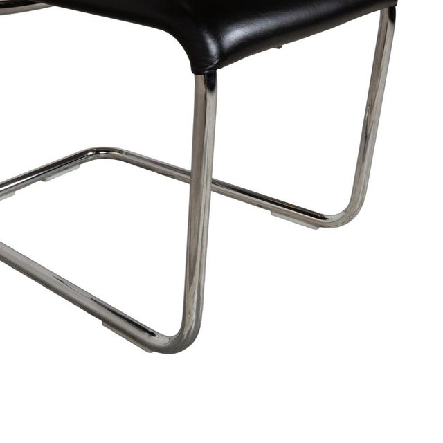 Chairs in Black Leather from Draenert, Set of 6 For Sale - Image 6 of 18