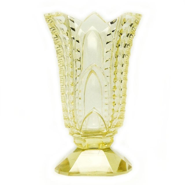 Art Deco Alexandrite Vase from Moser, Czechoslovakia, 1930s For Sale - Image 4 of 16
