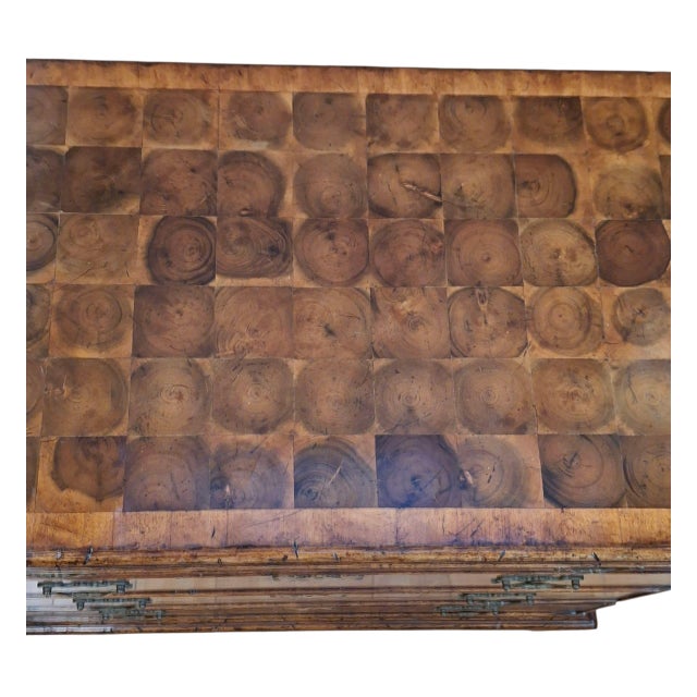 William and Mary Style Oyster Veneer Chest of Drawers For Sale - Image 10 of 12