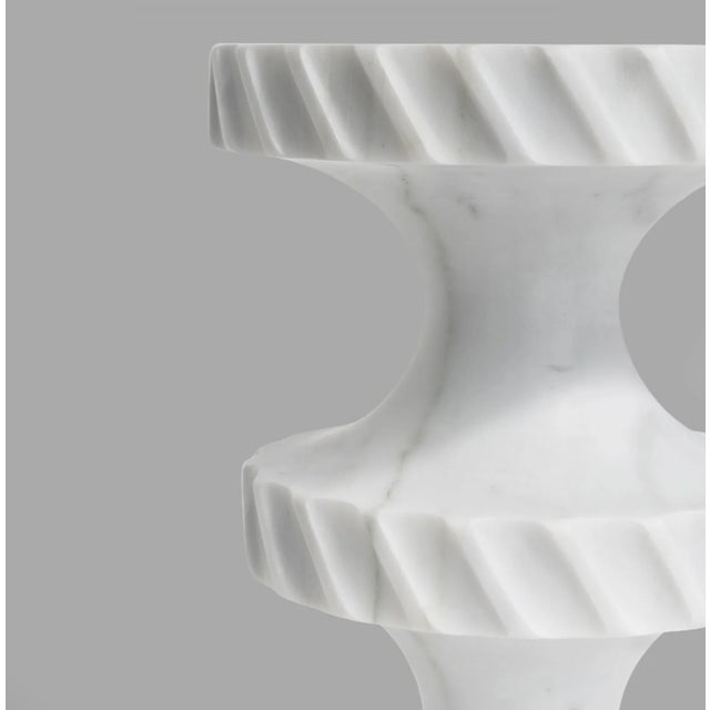 Achromia Bishopos Stool by India Mahdavi, in Exhibition Piece conditions. Designed 1990 to 1999