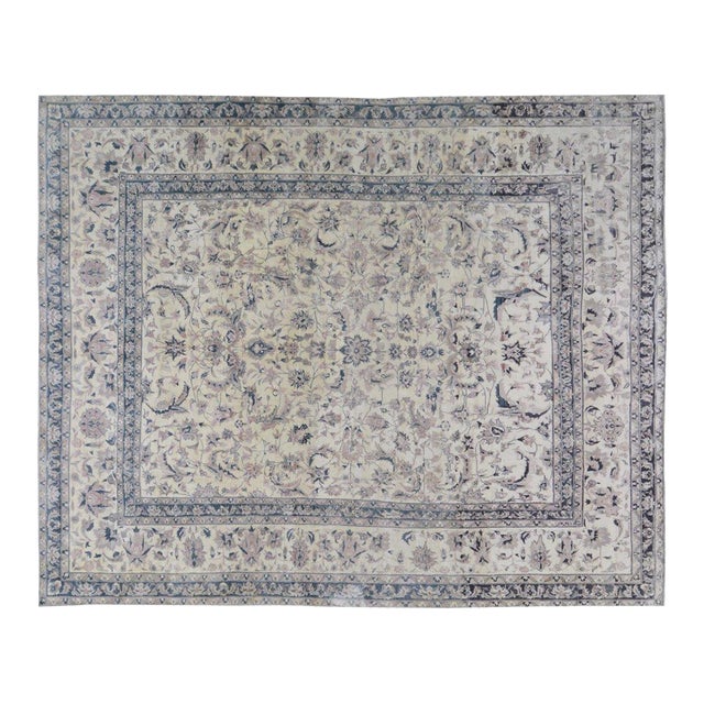 Vintage Turkish Anatolian Knotted Wool Rug, 8'x10' For Sale